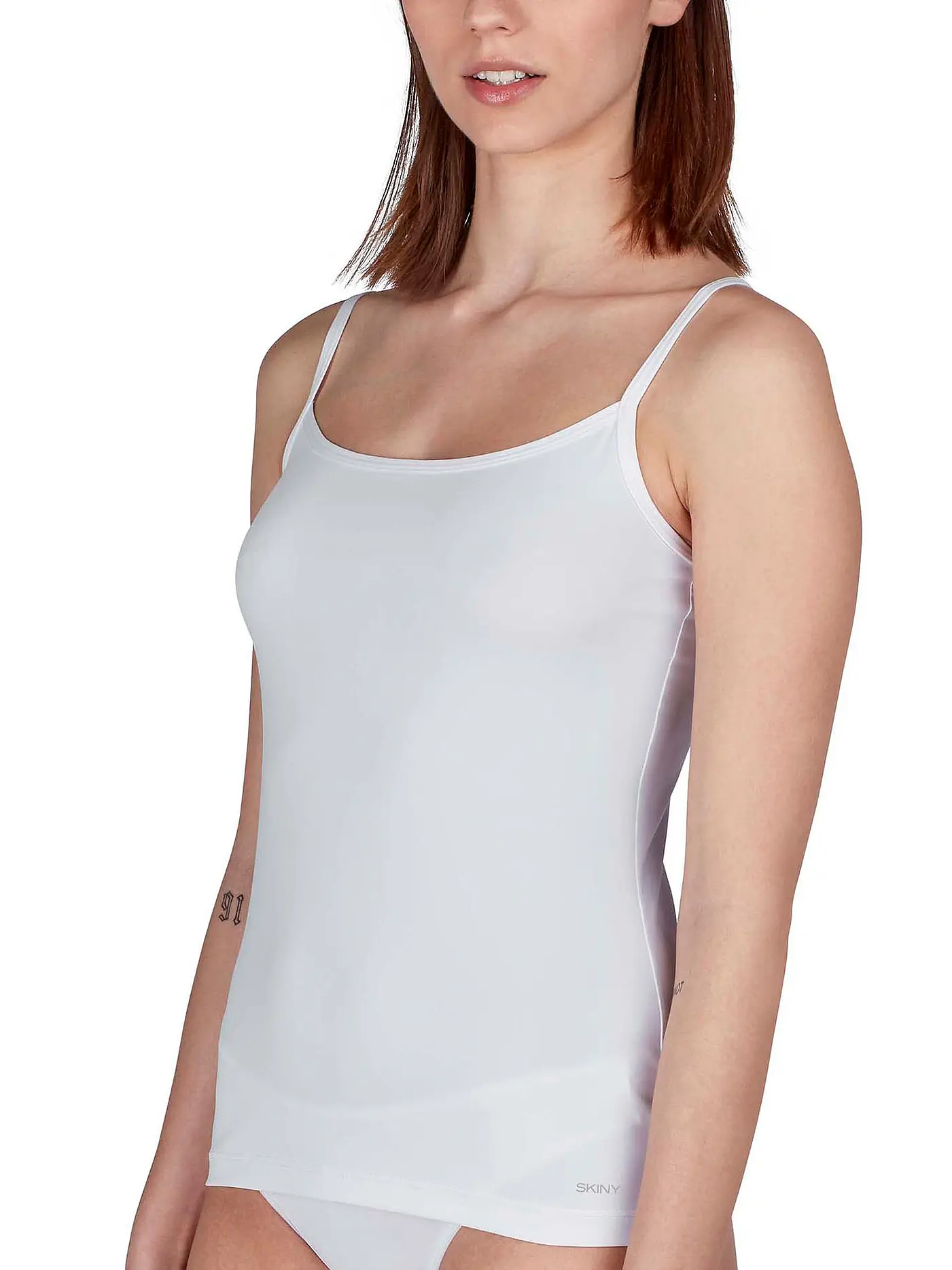 SKINY | Top 2-er Pkg. "Micro Lovers" (Weiss) | 